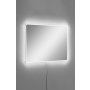 HANAH HOME Ogledalo sa LED osvetljenjem Rectangular 40x60 cm White - slika 2