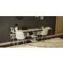 HANAH HOME Radni sto L400 White Gold - slika 2