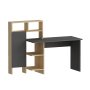 HANAH HOME Radni sto Bugra Anthracite - slika 3