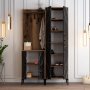 HANAH HOME Cipelarnik sa čivilukom Berlin BA Walnut Black Marble - slika 3