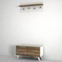 HANAH HOME Lores White Walnut - slika 5