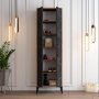 HANAH HOME Cipelarnik Berlin A Walnut Black Marble - slika 3