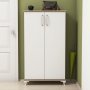 HANAH HOME Cipelarnik Ari Walnut White - slika 1