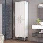 HANAH HOME Kupatilski ormarić Berlin A White Gold - slika 1