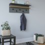 HANAH HOME Čiviluk Rolker Anthracite Oak - slika 2