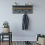 HANAH HOME Čiviluk Rolker Anthracite Oak - slika 1
