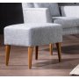 Atelier del Sofa Tabure Zeni Puf Grey - slika 4