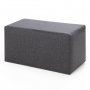 Atelier del Sofa Tabure Uzun Puf Grey - slika 1