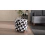 Atelier del Sofa Tabure Begon Black White - slika 2