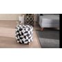 Atelier del Sofa Tabure Begon Black White - slika 3