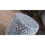 Atelier del Sofa Tabure Begon Dark Blue White - slika 3