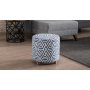 Atelier del Sofa Tabure Begon Dark Blue White - slika 1