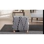 Atelier del Sofa Tabure Daisy White Black - slika 3