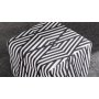 Atelier del Sofa Tabure Daisy White Black - slika 4
