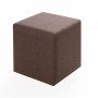 Atelier del Sofa Tabure Kare Puf Brown - slika 1