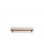 Atelier del Sofa Tabure Eti Oak Pouffe White - slika 2