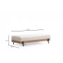 Atelier del Sofa Tabure Eti Oak Pouffe White - slika 4