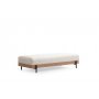 Atelier del Sofa Tabure Eti Oak Pouffe White - slika 1