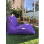 Atelier del Sofa Lazy bag Daybed Purple - slika 2