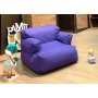 Atelier del Sofa Fotelja Mini Relax Purple - slika 1