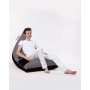 Atelier del Sofa Lazy bag Pyramid Large Double Color Bed Pouf Fume - slika 3