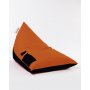Atelier del Sofa Lazy bag Pyramid Large Double Color Bed Pouf Orange - slika 2