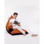 Atelier del Sofa Lazy bag Pyramid Large Double Color Bed Pouf Orange - slika 1