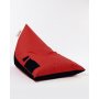 Atelier del Sofa Lazy bag Pyramid Large Double Color Bed Pouf Red - slika 2