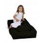Atelier del Sofa Lazy bag Kids Single Seat Pouffe Black - slika 5