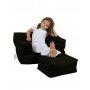 Atelier del Sofa Lazy bag Kids Single Seat Pouffe Black - slika 1