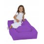 Atelier del Sofa Lazy bag Kids Single Seat Pouffe Purple - slika 5