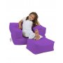 Atelier del Sofa Lazy bag Kids Single Seat Pouffe Purple - slika 1