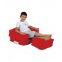 Atelier del Sofa Lazy bag Kids Single Seat Pouffe Red - slika 2