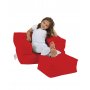 Atelier del Sofa Lazy bag Kids Single Seat Pouffe Red - slika 1