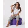 Atelier del Sofa Tabure Round Pouf Purple - slika 2