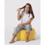 Atelier del Sofa Tabure Round Pouf Yellow - slika 2