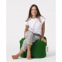 Atelier del Sofa Tabure Square Pouf Green - slika 4