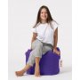 Atelier del Sofa Tabure Square Pouf Purple - slika 4