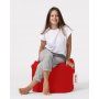Atelier del Sofa Tabure Square Pouf Red - slika 4