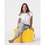 Atelier del Sofa Tabure Square Pouf Yellow - slika 4