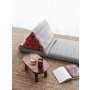 Atelier del Sofa Jastuci za ležaljku Keyf Katlanan Velvet Blue - slika 2