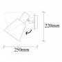 OPVIQ Zidna lampa Kem 6347 - slika 3