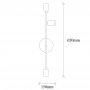 OPVIQ Zidna lampa Bedside 3161 - slika 3