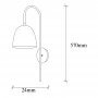 OPVIQ Zidna lampa Tattoo 3322 - slika 5