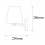 OPVIQ Zidna lampa Profil 4683 - slika 3