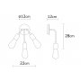 OPVIQ Zidna lampa Harput N 1339 - slika 3