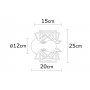 OPVIQ Zidna lampa Nemrut N 953 - slika 4