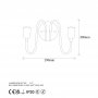 OPVIQ Zidna lampa Firat 11521 - slika 5