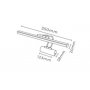 OPVIQ Zidna lampa Flut 38768 2 - slika 3