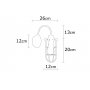 OPVIQ Zidna lampa Kimil N 1079 - slika 4